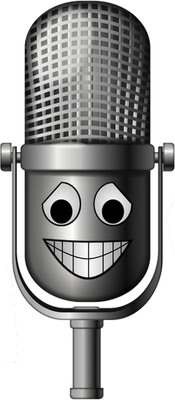 microphone - technologie - sciences et techniques - smiley émoticône émoji cartoon clipart illustration - artémotic