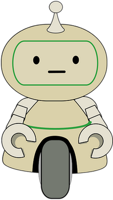robot - technologie - sciences et techniques - smiley émoticône émoji cartoon clipart illustration - artémotic
