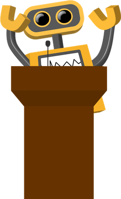 robot - technologie - sciences et techniques - smiley émoticône émoji cartoon clipart illustration - artémotic