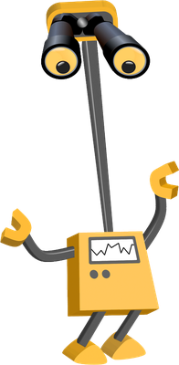 robot - technologie - sciences et techniques - smiley émoticône émoji cartoon clipart illustration - artémotic