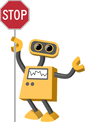 robot - technologie - sciences et techniques - smiley émoticône émoji cartoon clipart illustration - artémotic