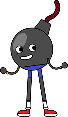 explosion - technologie - sciences et techniques - smiley émoticône émoji cartoon clipart illustration - artémotic