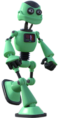 robot - technologie - sciences et techniques - smiley émoticône émoji cartoon clipart illustration - artémotic