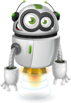 robot - technologie - sciences et techniques - smiley émoticône émoji cartoon clipart illustration - artémotic
