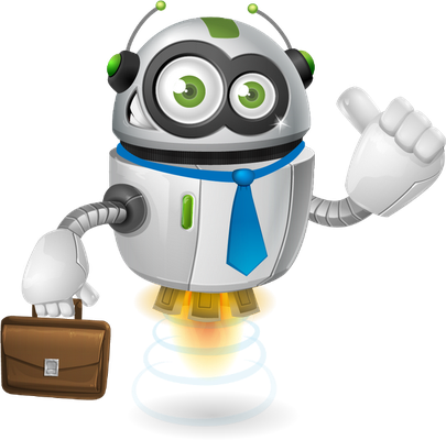 robot - technologie - sciences et techniques - smiley émoticône émoji cartoon clipart illustration - artémotic