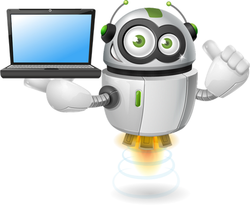 robot - technologie - sciences et techniques - smiley émoticône émoji cartoon clipart illustration - artémotic