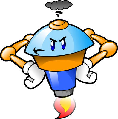 robot - technologie - sciences et techniques - smiley émoticône émoji cartoon clipart illustration - artémotic
