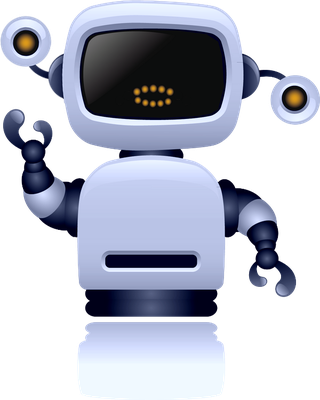 robot - technologie - sciences et techniques - smiley émoticône émoji cartoon clipart illustration - artémotic