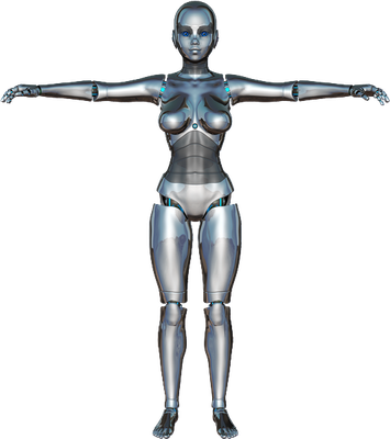 cyborg - technologie - sciences et techniques - smiley émoticône émoji cartoon clipart illustration - artémotic