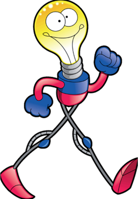 électricité - technologie - sciences et techniques - smiley émoticône émoji cartoon clipart illustration - artémotic