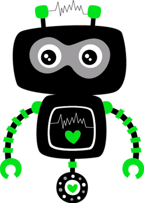 robot - technologie - sciences et techniques - smiley émoticône émoji cartoon clipart illustration - artémotic
