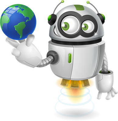 robot - technologie - sciences et techniques - smiley émoticône émoji cartoon clipart illustration - artémotic