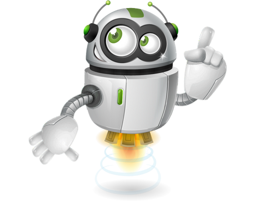 robot - technologie - sciences et techniques - smiley émoticône émoji cartoon clipart illustration - artémotic