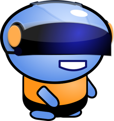 robot - technologie - sciences et techniques - smiley émoticône émoji cartoon clipart illustration - artémotic