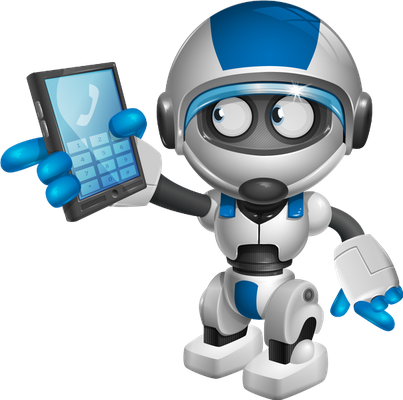 robot - technologie - sciences et techniques - smiley émoticône émoji cartoon clipart illustration - artémotic