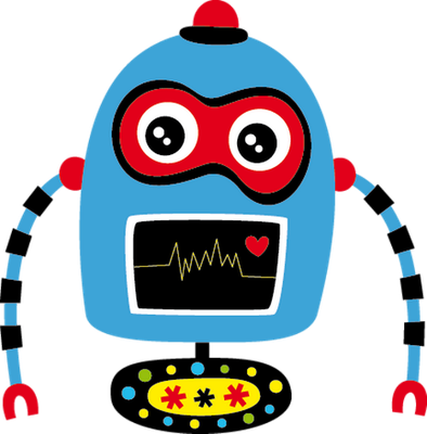 robot - technologie - sciences et techniques - smiley émoticône émoji cartoon clipart illustration - artémotic