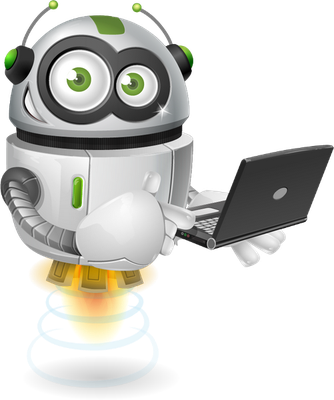 robot - technologie - sciences et techniques - smiley émoticône émoji cartoon clipart illustration - artémotic