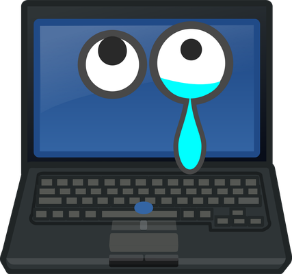 ordinateur - technologie - sciences et techniques - smiley émoticône émoji cartoon clipart illustration - artémotic