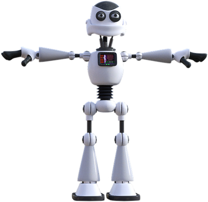 robot - technologie - sciences et techniques - smiley émoticône émoji cartoon clipart illustration - artémotic