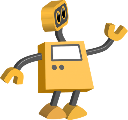 robot - technologie - sciences et techniques - smiley émoticône émoji cartoon clipart illustration - artémotic