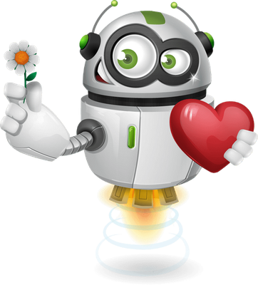 robot - technologie - sciences et techniques - smiley émoticône émoji cartoon clipart illustration - artémotic
