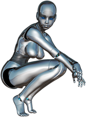 cyborg - technologie - sciences et techniques - smiley émoticône émoji cartoon clipart illustration - artémotic
