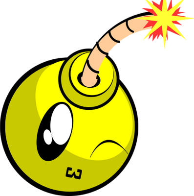 explosion - technologie - sciences et techniques - smiley émoticône émoji cartoon clipart illustration - artémotic
