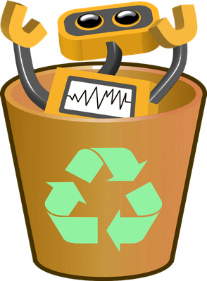 robot - technologie - sciences et techniques - smiley émoticône émoji cartoon clipart illustration - artémotic