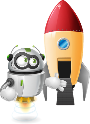 robot - technologie - sciences et techniques - smiley émoticône émoji cartoon clipart illustration - artémotic