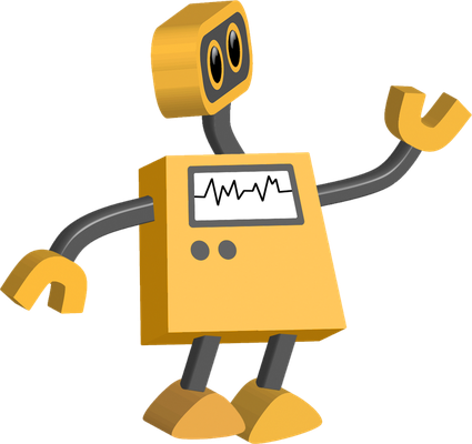 robot - technologie - sciences et techniques - smiley émoticône émoji cartoon clipart illustration - artémotic