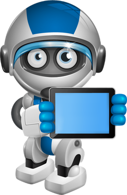 robot - technologie - sciences et techniques - smiley émoticône émoji cartoon clipart illustration - artémotic