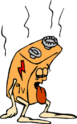 électricité - technologie - sciences et techniques - smiley émoticône émoji cartoon clipart illustration - artémotic