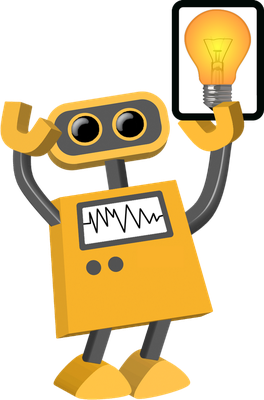 robot - technologie - sciences et techniques - smiley émoticône émoji cartoon clipart illustration - artémotic