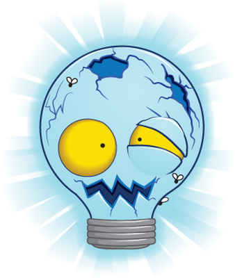 électricité - technologie - sciences et techniques - smiley émoticône émoji cartoon clipart illustration - artémotic