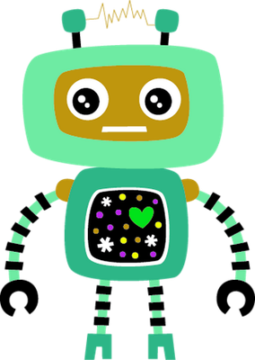 robot - technologie - sciences et techniques - smiley émoticône émoji cartoon clipart illustration - artémotic