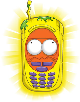téléphone - technologie - sciences et techniques - smiley émoticône émoji cartoon clipart illustration - artémotic