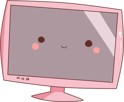 télévision - technologie - sciences et techniques - smiley émoticône émoji cartoon clipart illustration - artémotic