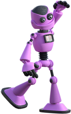 robot - technologie - sciences et techniques - smiley émoticône émoji cartoon clipart illustration - artémotic