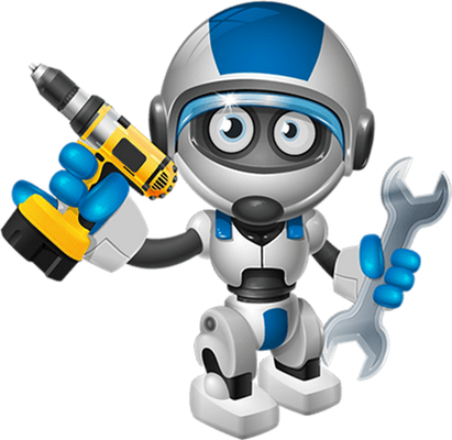 robot - technologie - sciences et techniques - smiley émoticône émoji cartoon clipart illustration - artémotic
