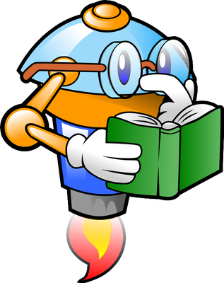 robot - technologie - sciences et techniques - smiley émoticône émoji cartoon clipart illustration - artémotic