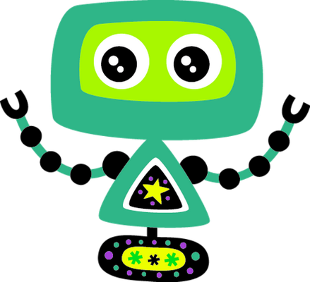 robot - technologie - sciences et techniques - smiley émoticône émoji cartoon clipart illustration - artémotic
