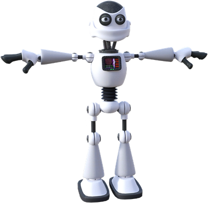 robot - technologie - sciences et techniques - smiley émoticône émoji cartoon clipart illustration - artémotic