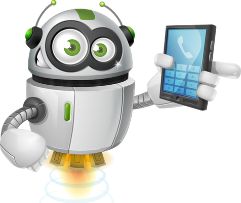 robot - technologie - sciences et techniques - smiley émoticône émoji cartoon clipart illustration - artémotic