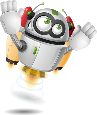 robot - technologie - sciences et techniques - smiley émoticône émoji cartoon clipart illustration - artémotic