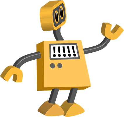 robot - technologie - sciences et techniques - smiley émoticône émoji cartoon clipart illustration - artémotic