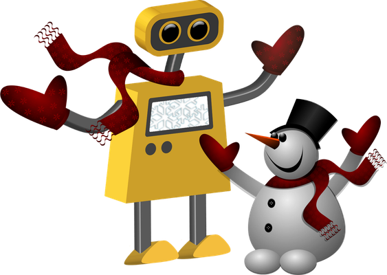 robot - technologie - sciences et techniques - smiley émoticône émoji cartoon clipart illustration - artémotic