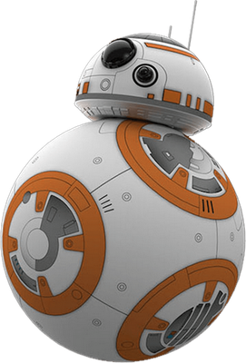 BB8 [Star Wars] - technologie - sciences et techniques - smiley émoticône émoji cartoon clipart illustration - artémotic