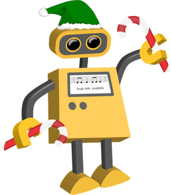 robot - technologie - sciences et techniques - smiley émoticône émoji cartoon clipart illustration - artémotic
