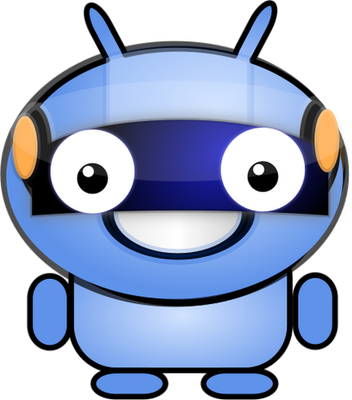 robot - technologie - sciences et techniques - smiley émoticône émoji cartoon clipart illustration - artémotic