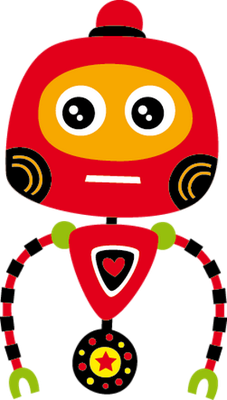 robot - technologie - sciences et techniques - smiley émoticône émoji cartoon clipart illustration - artémotic